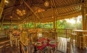 Restaurace v ubytování Karang Lila Bhuana Ubud