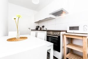 Kjøkken eller kjøkkenkrok på Cityfair Apartments Köln
