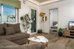 Sjónvarps- og/eða afþreyingartæki á Magnolia Homes Zakynthos