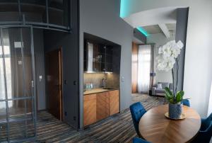 Kuchnia lub aneks kuchenny w obiekcie Hotel Loft 1898