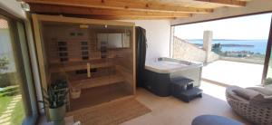 Kúpeľňa v ubytovaní Stone hause Noa