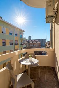 Μπαλκόνι ή βεράντα στο Apartmani Artqart Rijeka