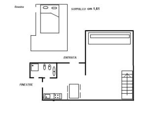 a schematic diagram of the experimental facility at Maridea - Spiaggia Sant' Antonio in Ponza