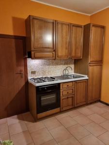 Kuchyň nebo kuchyňský kout v ubytování Casa Romeo