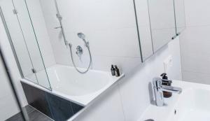 Koupelna v ubytování Apartments Traunkai Bad Ischl