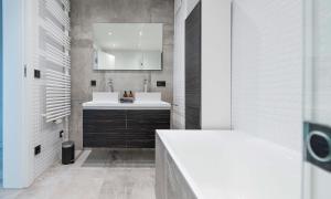 Koupelna v ubytování Apartments Traunkai Bad Ischl