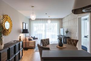 Posezení v ubytování Apartments Traunkai Bad Ischl