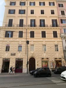 The building in which a vendégházakat is located
