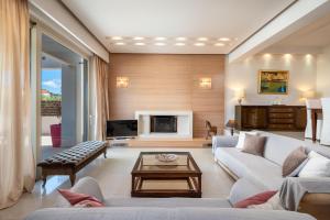 Posezení v ubytování Vasiliki Villa