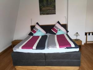 Postel nebo postele na pokoji v ubytování Ferienwohnung Maris