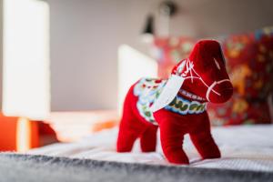 Postelja oz. postelje v sobi nastanitve Hotell Fridhemsgatan