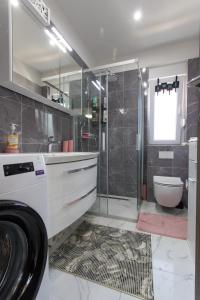 Koupelna v ubytování Apartman Nikol