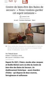 Fotografie z fotogalerie ubytování Bains de Secours, Chambres d'hotes v destinaci Sévignacq-Meyracq