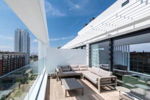 Balkón alebo terasa v ubytovaní Apartamentos Core Suites Valencia
