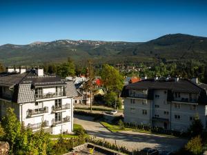 Výhľad na hory alebo výhľad na hory priamo z apartmánu