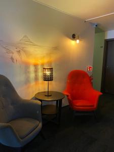 Posezení v ubytování Salt Guesthouse