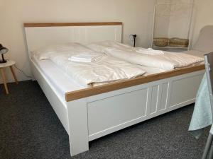 Postel nebo postele na pokoji v ubytování Penzion U Thuje