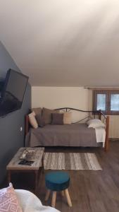 TV a/nebo společenská místnost v ubytování Alexander Suite Home