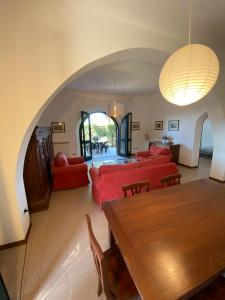 A seating area at Casaleaurelia