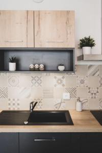 Η κουζίνα ή μικρή κουζίνα στο Au fil du Thiou - 2 bedrooms - Parking