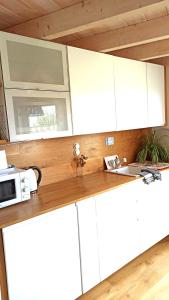 Kuchnia lub aneks kuchenny w obiekcie Mini casa con jardín