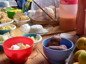 Možnosti zajtrka za goste nastanitve Pousada Serra Aquarela