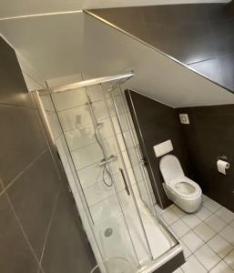 Kúpeľňa v ubytovaní Groot appartement in Aparthotel met prachtig uitzicht