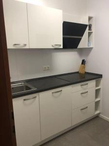 Kuchyňa alebo kuchynka v ubytovaní Groot appartement in Aparthotel met prachtig uitzicht