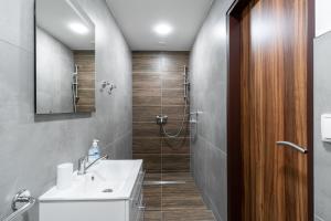 Koupelna v ubytování Pension Lesná