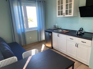 Kuchyň nebo kuchyňský kout v ubytování Pokoje Gościnne - Apartamenty MATI