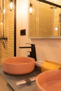 Posezení v ubytování Nabrisa apartamento moderno en pleno centro con opción a parking