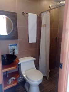 A bathroom at Hotel Gio