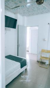 Postel nebo postele na pokoji v ubytování Neos Hotel Cartagena