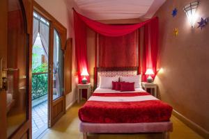 Vuode tai vuoteita majoituspaikassa Riad l'Heure d'Eté