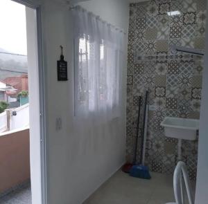 Vonios kambarys apgyvendinimo įstaigoje Residencial Recanto Genebra - Campos do Jordão
