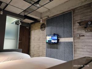 TV o dispositivi per l'intrattenimento presso 18世紀普魯士藍現代寓所Prussian Blue Inn原愛迪亞旅社