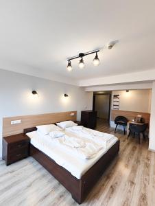 Łóżko lub łóżka w pokoju w obiekcie Amelia Zdroj Medical & Spa