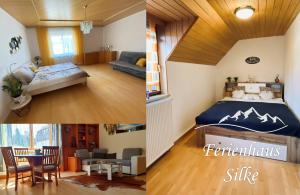 Posteľ alebo postele v izbe v ubytovaní Ferienhaus Silke