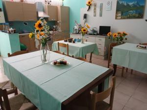 Kuchyň nebo kuchyňský kout v ubytování Il Rifugio dell'Ape Agriturismo