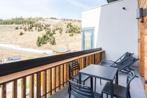 Balkón nebo terasa v ubytování Vacancéole - Les Ecrins d'Auris