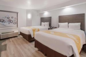 Postel nebo postele na pokoji v ubytování Quality Inn & Suites Richardson-Dallas