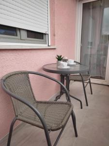 Balkón alebo terasa v ubytovaní Apartman Petra