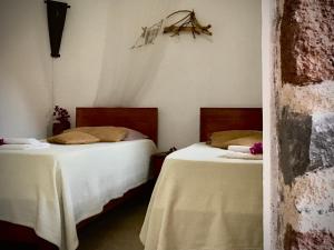 Postel nebo postele na pokoji v ubytování Ecolodge Kasa D'Igreja