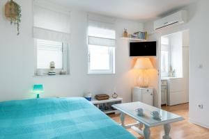 TV a/nebo společenská místnost v ubytování Apartman ZAZU