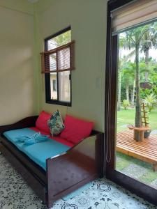 A seating area at Happy's Homestay