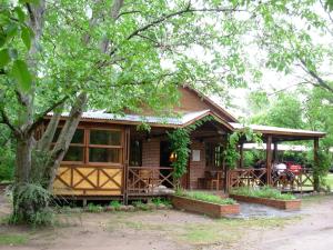 Κήπος έξω από το Hosteria Rural Piedra y Camino