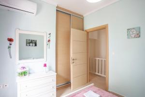 Postel nebo postele na pokoji v ubytování Sea side home Valentina