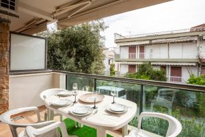 Balkón nebo terasa v ubytování Sea side home Valentina