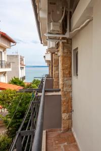 Balkón nebo terasa v ubytování Sea side home Valentina