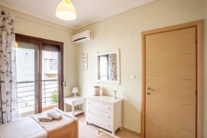Postel nebo postele na pokoji v ubytování Sea side home Valentina